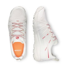 Mammut Trail-Laufschuhe Saentis Low (Multifunktion) weiss/magmarot Herren